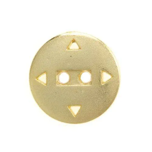 Metallknopf Gold – 2-Loch MK-318G