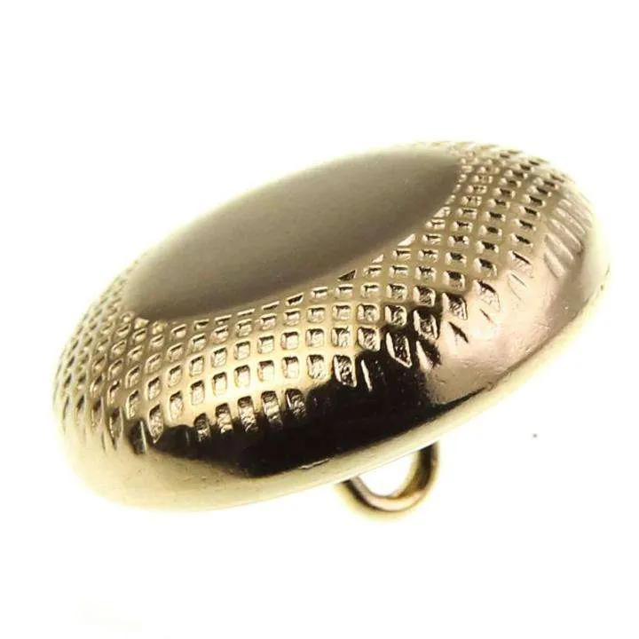 Metallknopf flach Halbkugel Gold – Uniformknopf MK-31G