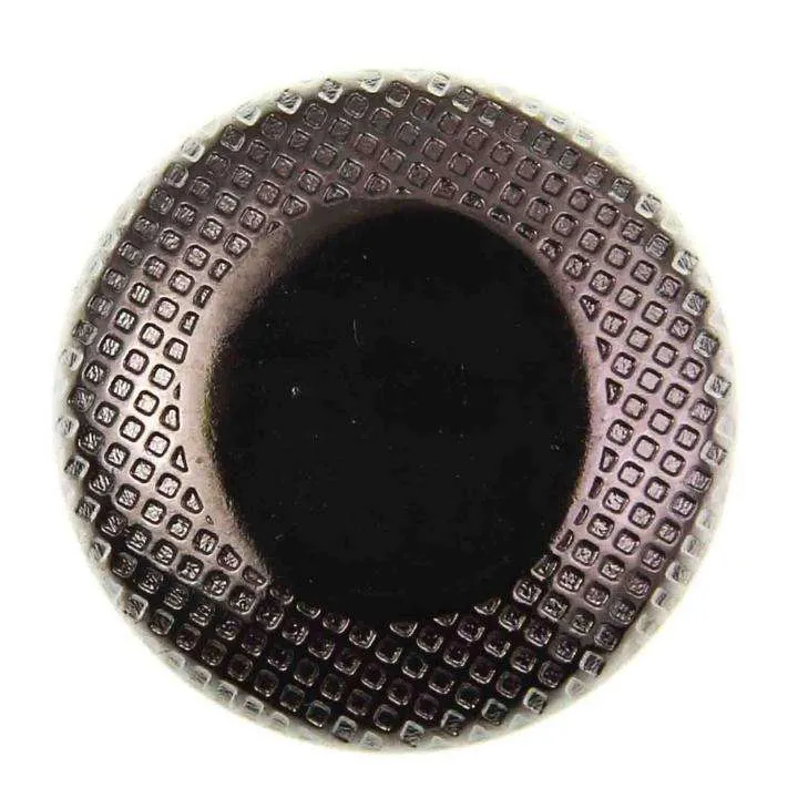 Metallknopf flach Halbkugel Silber – Uniformknopf MK-31EISEN
