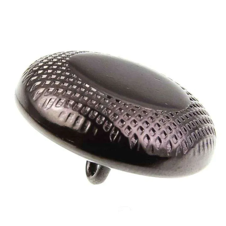 Metallknopf flach Halbkugel Silber – Uniformknopf MK-31EISEN