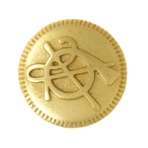 Metallknopf Gold – Öse MK-344G