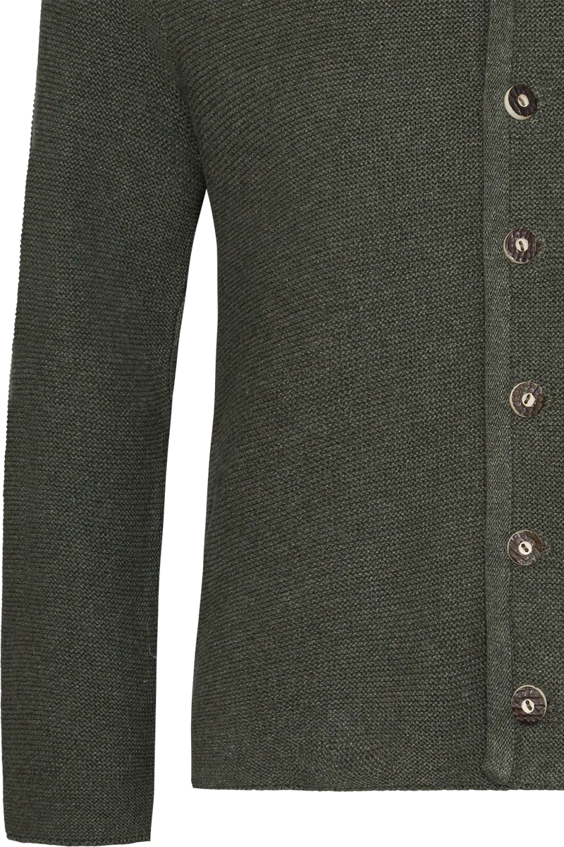 Herren Trachtenjacke Strick mit Hornknöpfen
