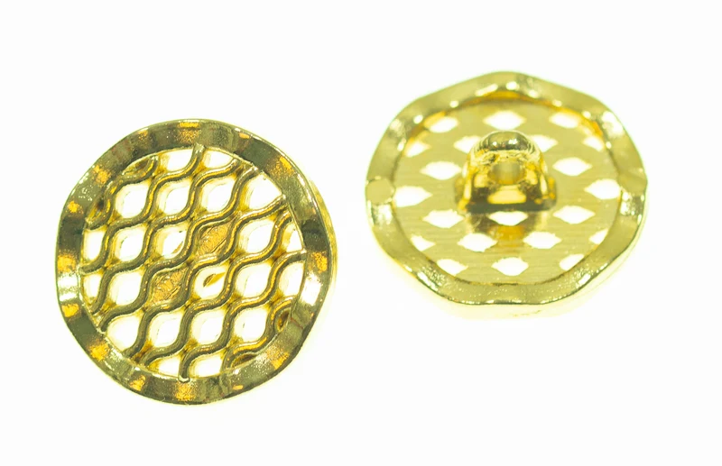 Metallknopf Muster Gold – Trachtenknopf MK-41-G