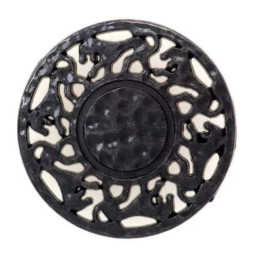 Metallknopf filigran Schwarz – Trachtenknopf MK-422SCHW