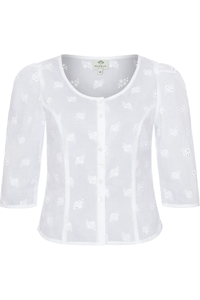 Damen Miederbluse halbarm