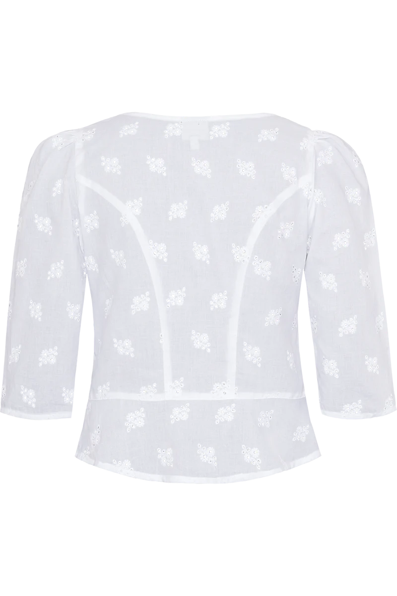 Damen Miederbluse halbarm