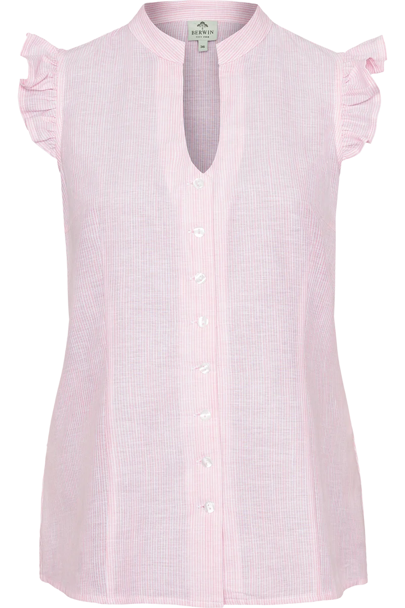 Damen Bluse fein gestreift