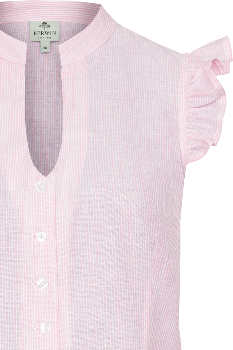 Damen Bluse fein gestreift