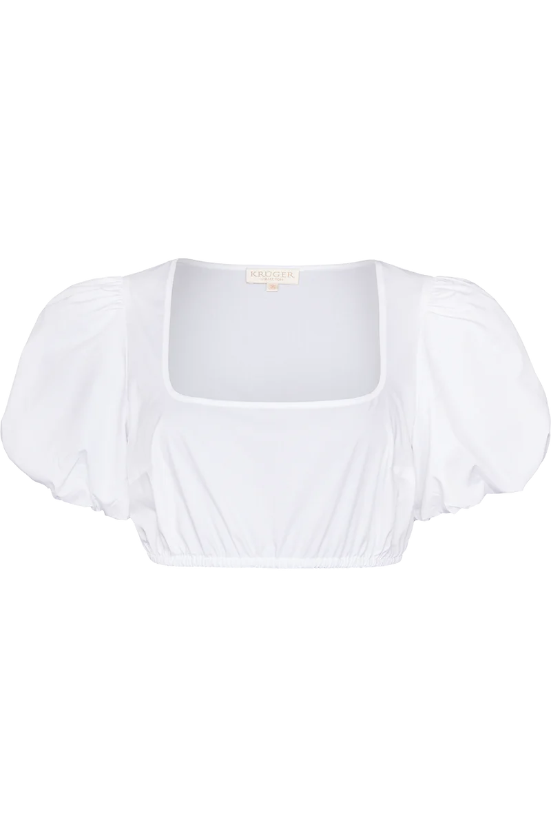 Dirndlbluse in Schlupfform mit Elasthan-Anteil