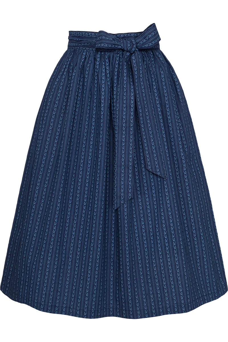 Dirndl-Baumwollschürze mit Blumenmuster