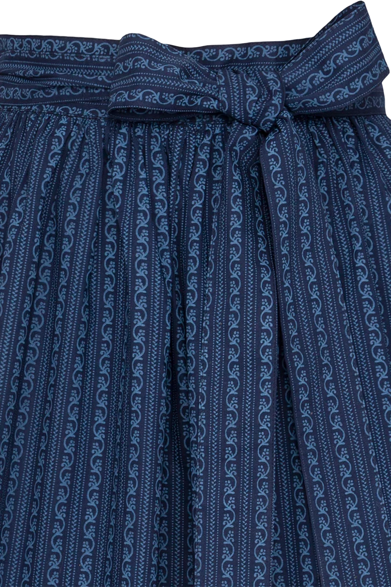 Dirndl-Baumwollschürze mit Blumenmuster