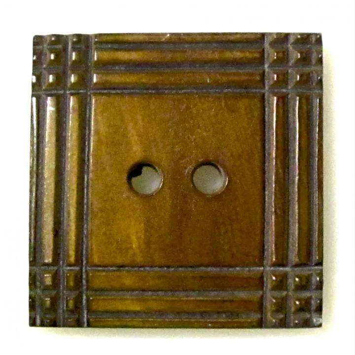 Holzknopf Braun 2-Loch – HK-413