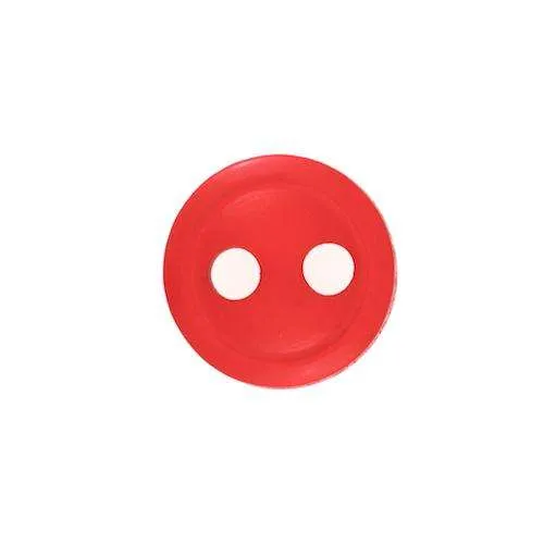Puppenknopf Rot – Kunststoffknopf KP-20