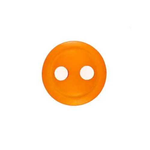 Puppenknopf Orange – Kunststoffknopf KP-20