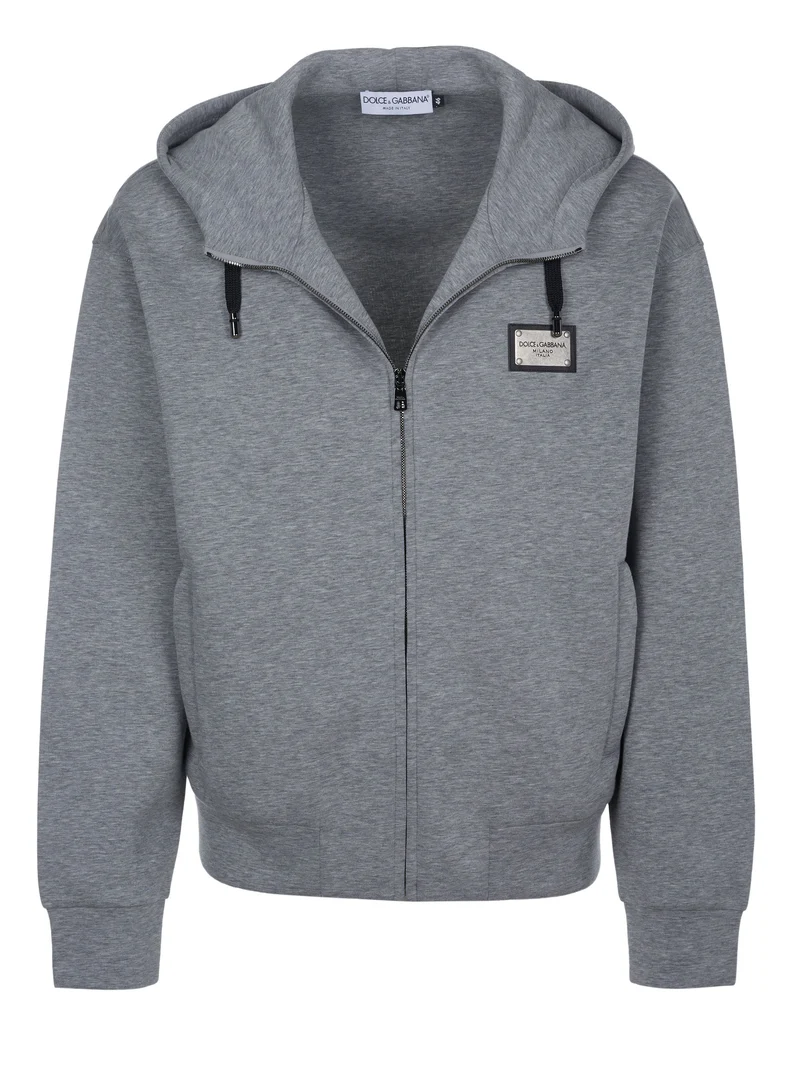 Dolce & Gabbana Sweatjacke grau