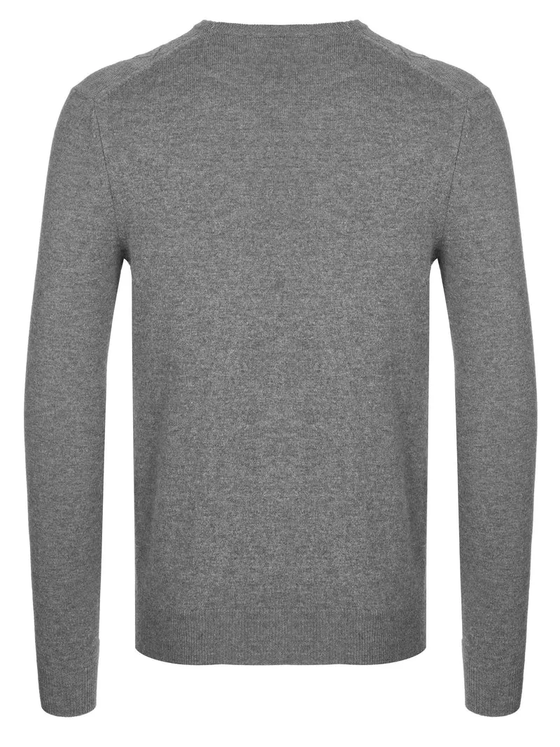 Malo Optimum Kaschmir Pullover grau
