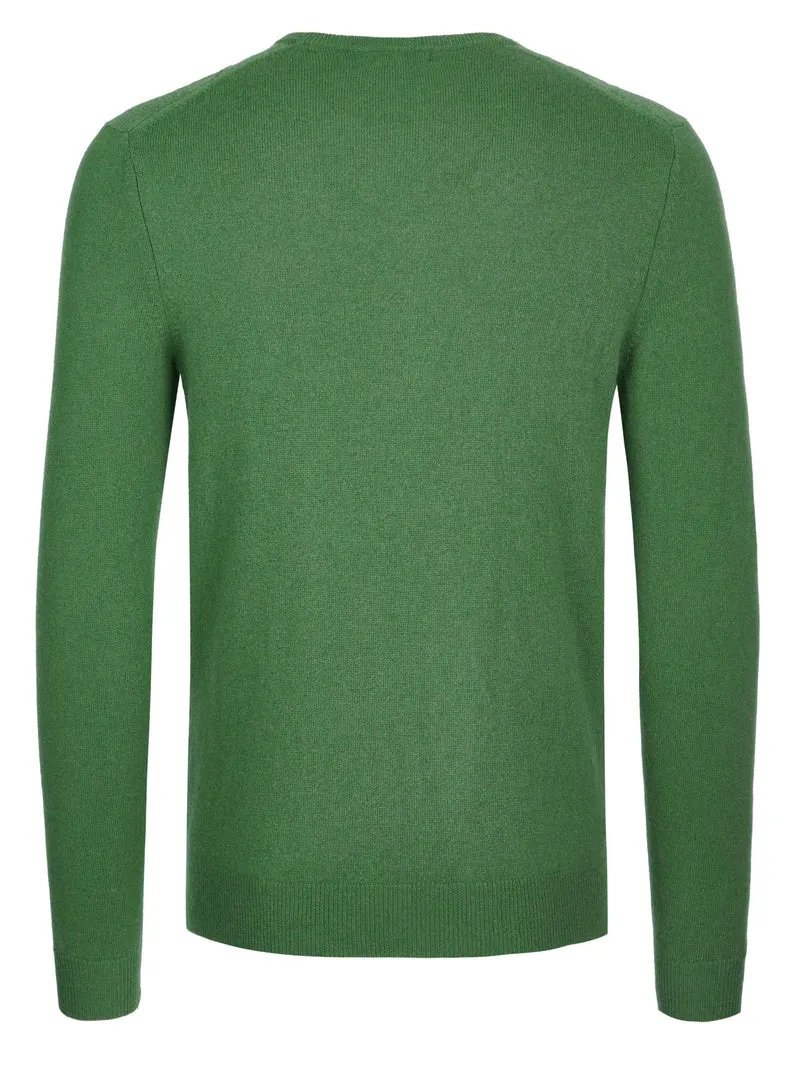 Malo Optimum Kaschmir Pullover grün