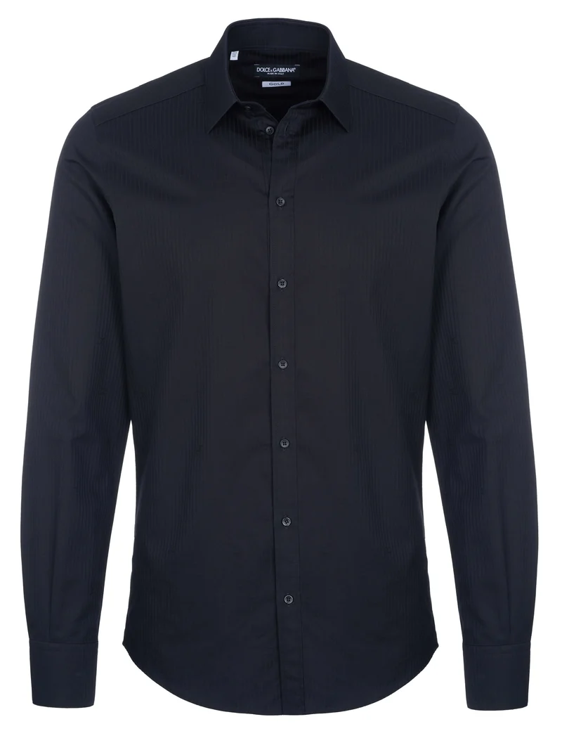 Dolce & Gabbana GOLD Hemd schwarz