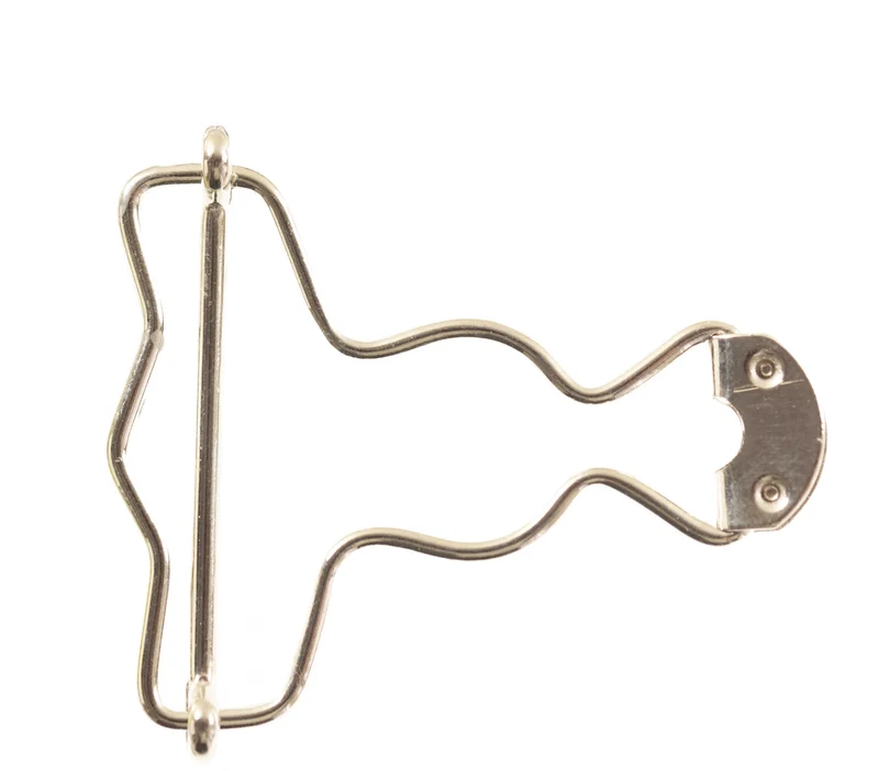 Latzhosenträger Schnalle Silber 40 mm – Metallschnalle HOS-2