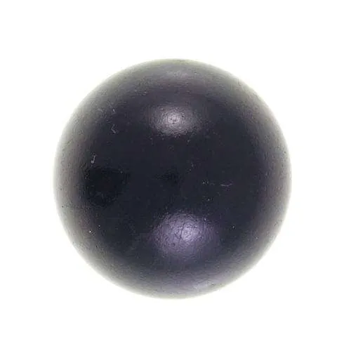 Kugelknopf Schwarz – Kunststoffknopf KS-100