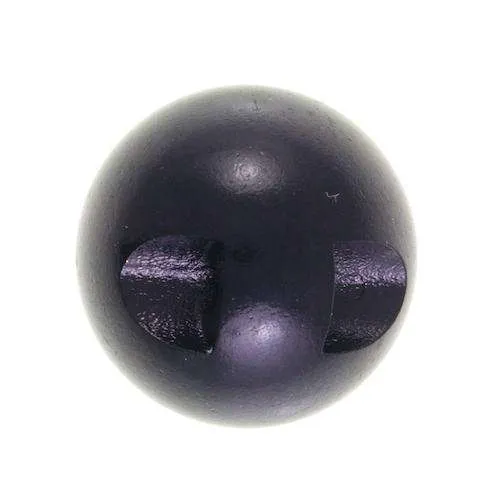 Kugelknopf Schwarz – Kunststoffknopf KS-100