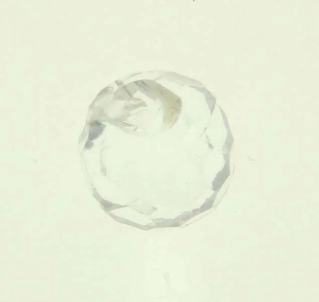Blusenknopf Kristall Kugel Transparent – Kunststoffknopf BL-8