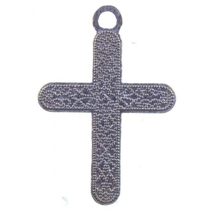Anhänger Kreuz Hell Gold – Metallanhänger AN-21