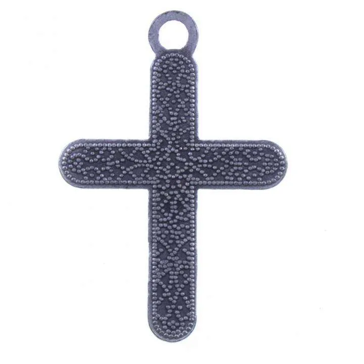 Anhänger Kreuz Altsilber – Metallanhänger AN-21