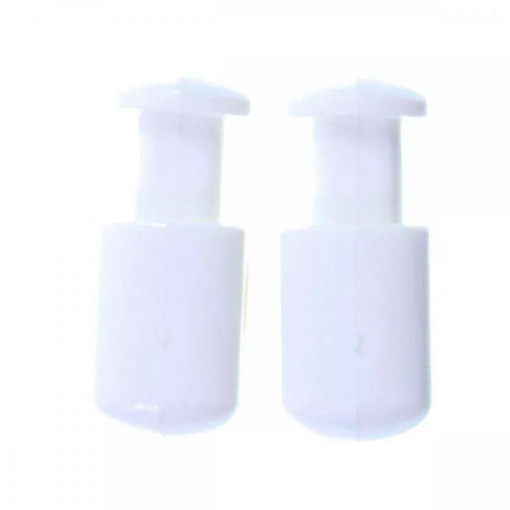 Kordelstopper Weiß 40x22 mm – Kunststoff KOST-1
