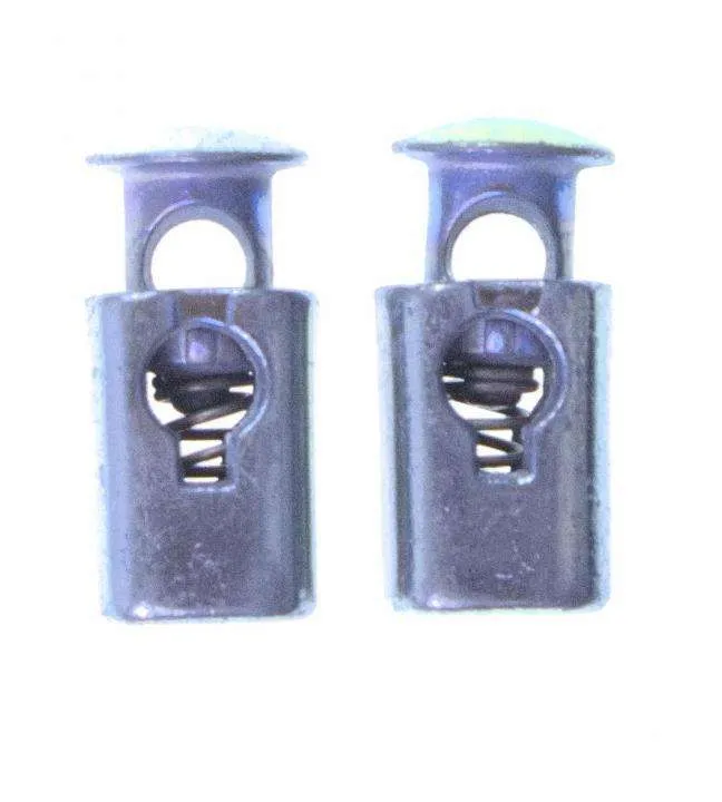 Kordelstopper used Silber 18x9 mm – Metall KOST-12