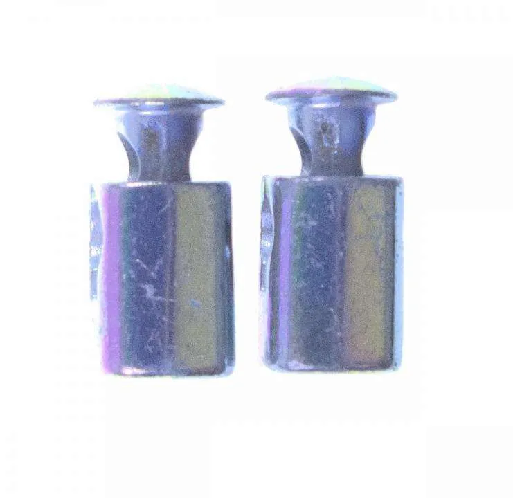 Kordelstopper used Silber 18x9 mm – Metall KOST-12