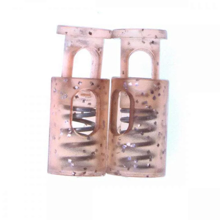 Kordelstopper Transparent Blau 20x9 mm – Kunststoff KOST-22