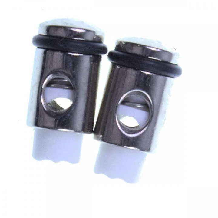 Kordelstopper Silber 25x13 mm – Metall KOST-27
