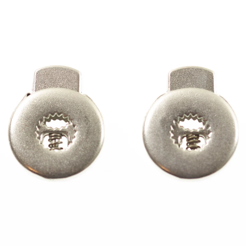 Kordelstopper Silber 17 x 4 mm – Metall KOST-36