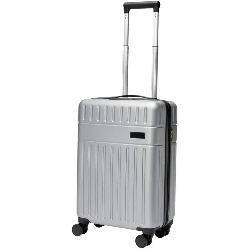 Rover 20 Kabinentrolley GRS Recycelt - Nachhaltiger Handgepäck-Trolley 40L in Silber
