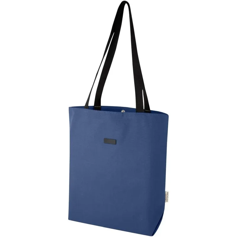Joey multifunktionale Tragetasche aus GRS recyceltem Canvas 14 L - navy