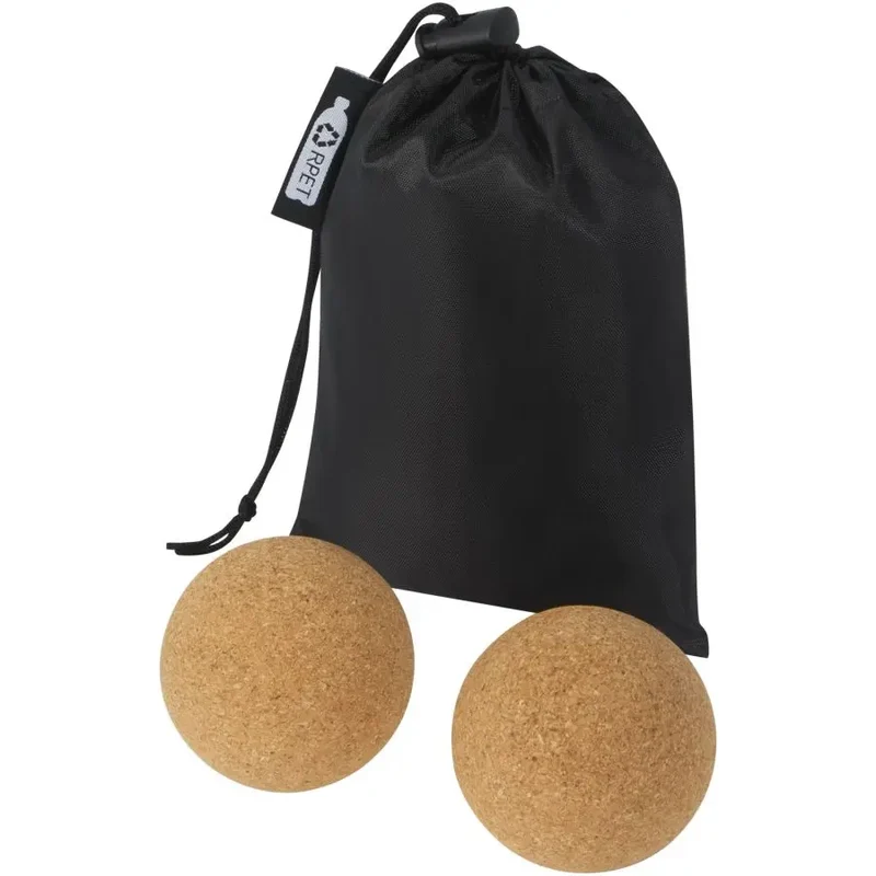 Trikona Kork Yoga Ball, Natürlich, Umweltfreundlich & Vielseitig