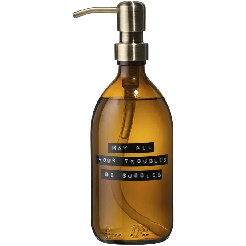 Wellmark Bubbles Seifenspender 500ml - Bernsteinfarbene Heather Optik