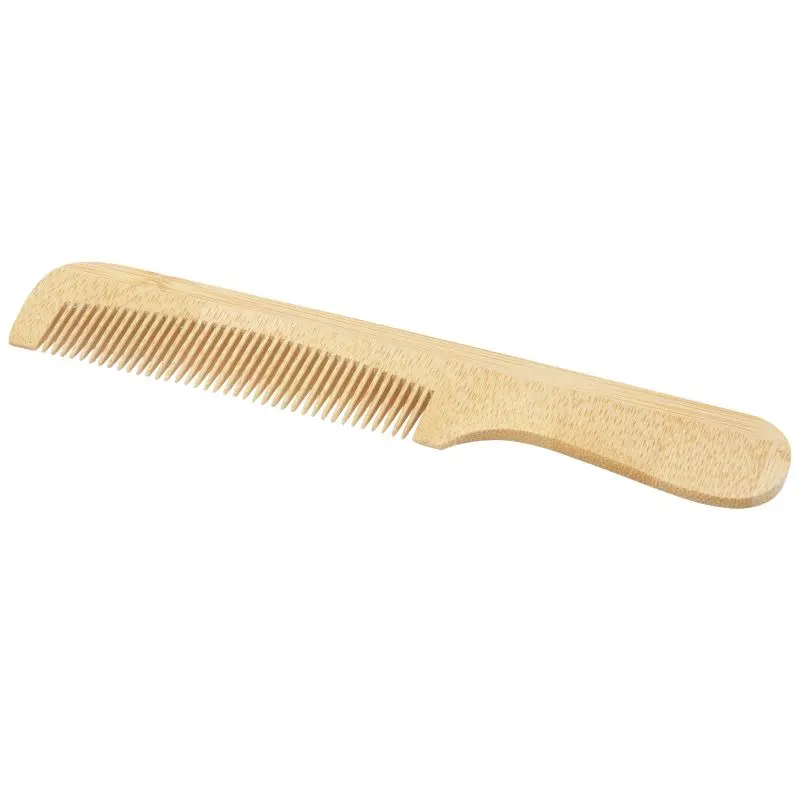 Heby Bambuskamm mit Griff in Naturfarbe – Ökologisch & Ergonomisch