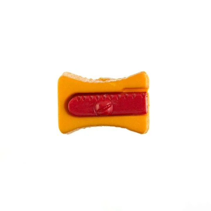 Kinderknopf Anspitzer Orange 16 mm – Kunststoffknopf KK-152-ORANGE-4