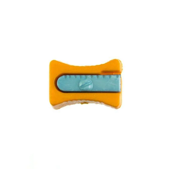 Kinderknopf Anspitzer Orange 16 mm – Kunststoffknopf KK-152-ORANGE-3
