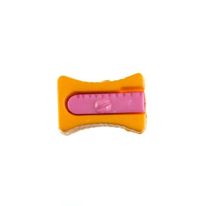 Kinderknopf Anspitzer Orange 16 mm – Kunststoffknopf KK-152-ORANGE-2