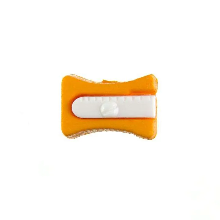 Kinderknopf Anspitzer Orange 16 mm – Kunststoffknopf KK-152-ORANGE-1