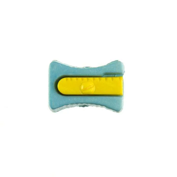 Kinderknopf Anspitzer Blau 16 mm – Kunststoffknopf KK-152-BLAU-2