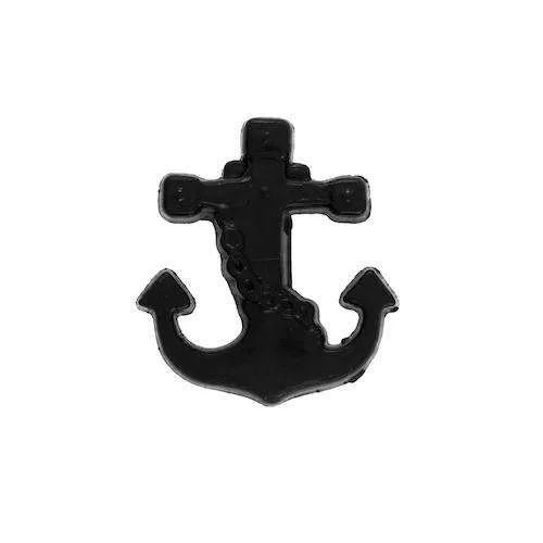 Kinderknopf Anker 16 mm – Kunststoffknopf KK-31SCHW