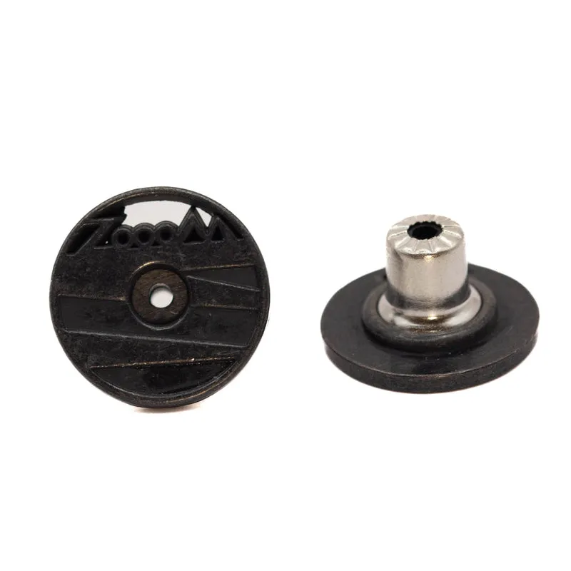 Jeansknopf Zooom Schwarz – Metallknopf NJ-72