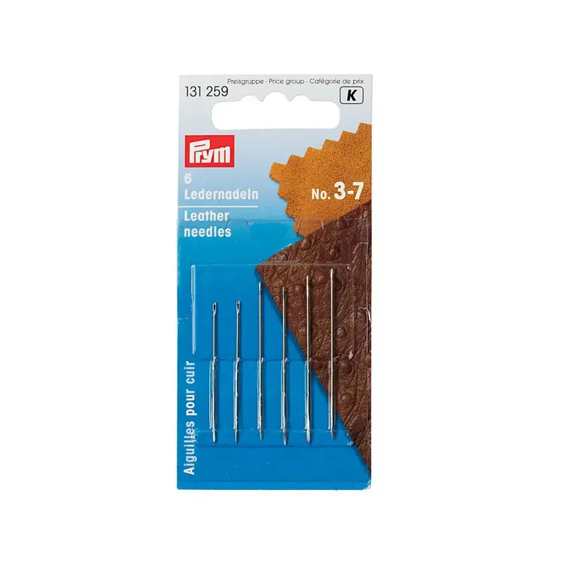 Ledernadeln Handnähnadeln No. 3-7 – Set LN-1