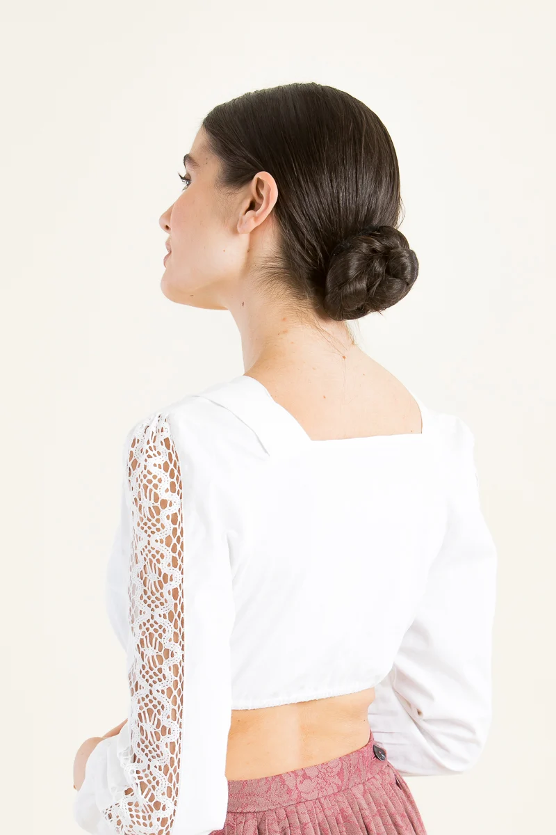Gottseidank Dirndlbluse Simone weiß