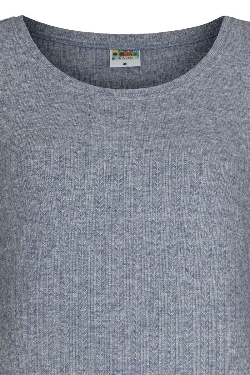 Trachtenpullover mit langen Ärmeln Stretch