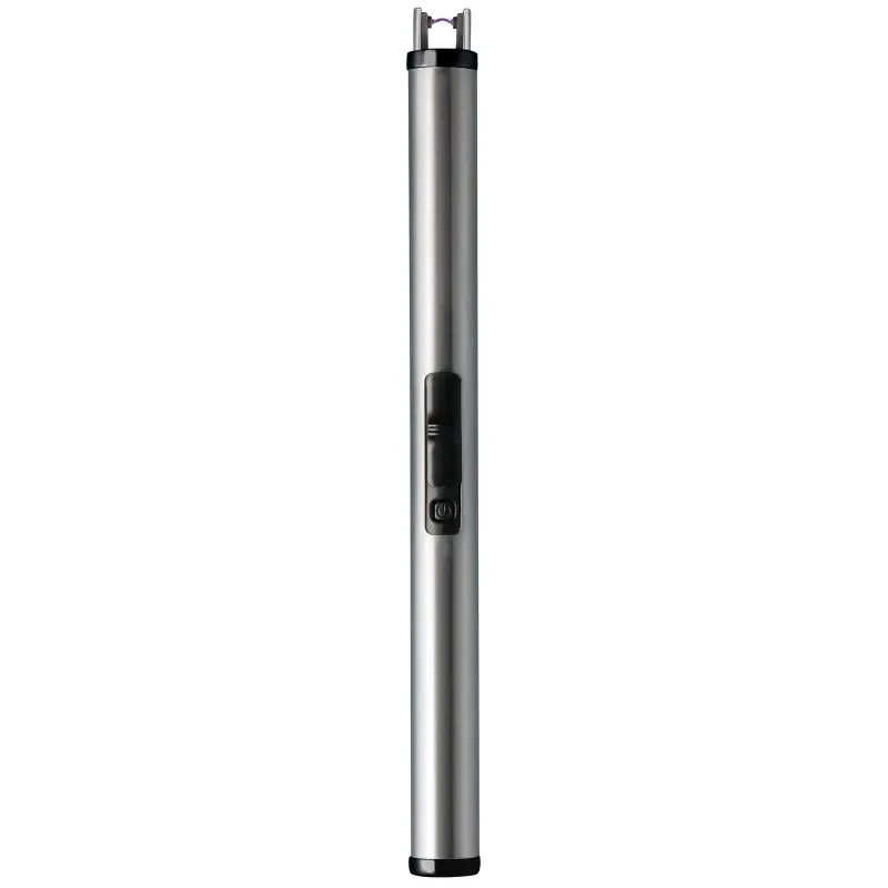 Innovatives Lichtbogen-Stabfeuerzeug REEVES-NEW CASTLE - Silber-Schwarz - Stilvoll und Zuverlässig